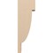 Ekena Millwork 5"W x 10"D x 30"H Thin Alpine Rough Cedar Woodgrain TimberThane Corbel, Primed Tan CORUR05X10X30ALPRCPR - alternate 5
